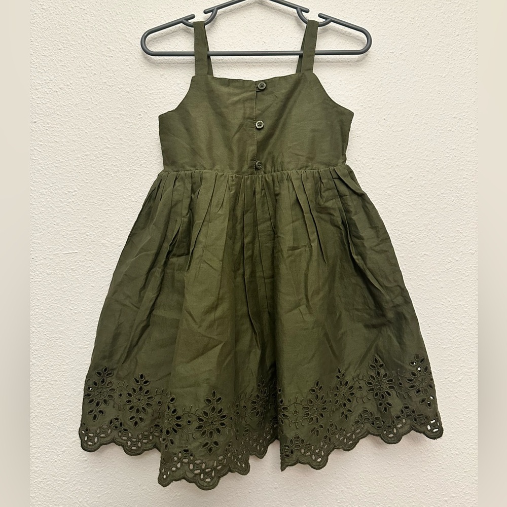 NWT - Forest Green Toddler Dress - 3T